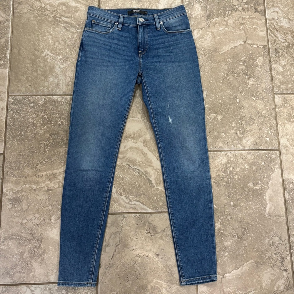 Hudson Women's Nico Mid-Rise Super Skinny Jeans sz 26